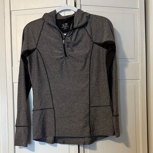 Champion Dark Gray Heather Quarter-Zip Pullover